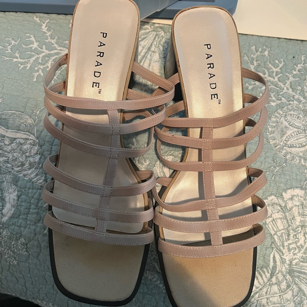 Parade Women's Strappy Heels - Beige